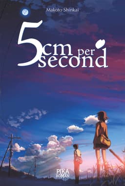Couverture du roman 5cm per Second