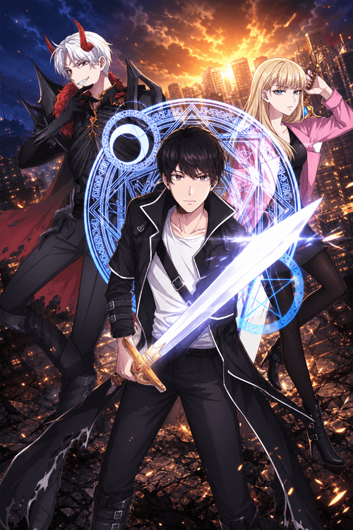 Couverture du roman Demon King & Hero