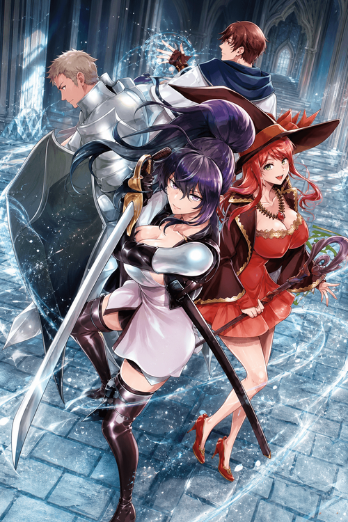 Couverture du roman Bijo to Kenja to Majin no Ken