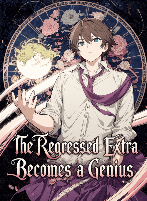 Couverture du roman The Regressed Extra Becomes a Genius